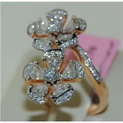 1.88ct Diamond 18K Rose Gold 5.70gm Ring