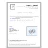 Image 5 : 14K WHITE GOLD EARRING 1.70GRAM /DIAMOND 0.65CT/#R8004