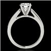 Image 2 : 1.25 CTW H-SI/I Certified Diamond Solitaire Ring 10K White Gold - REF-158Y2K - 35005