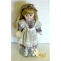 Duck House Porcelain Doll