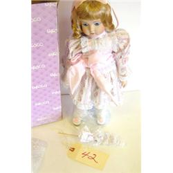 Enseco Musical Porcelain Doll