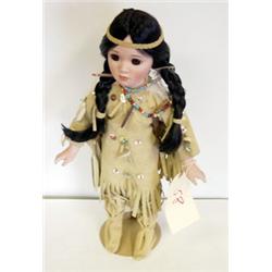 Porcelain Indian Doll