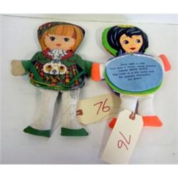 Two Cloth Dolls