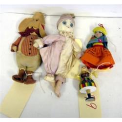Four Twentieth Century Dolls