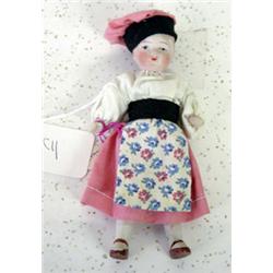 5" All bisque doll jointed doll