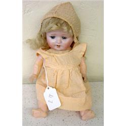 8" German Bisque Head Doll