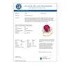 Image 3 : 7.04 CTW Ruby & Diamond Ring 14K Yellow Gold - REF-141Y8K - 12863