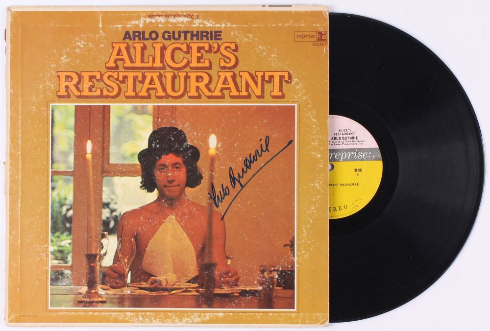 Arlo Guthrie Signed 