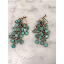 Persian Turquoise Earrings 9k