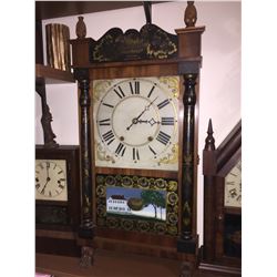 Henry Heart Jerome & Darrow, hand painted, wooden case from Goshen, CT