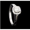 Image 4 : 0.93 ctw Diamond Ring - 14KT White Gold