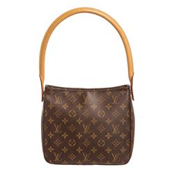 Louis Vuitton Monogram Canvas Leather Looping MM Shoulder Bag