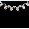 Image 2 : 14.06 ctw Diamond Necklace - 18KT White Gold