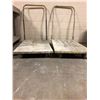 Image 2 : Lot of (2) Rolling Metal Shop Carts 42"x24"