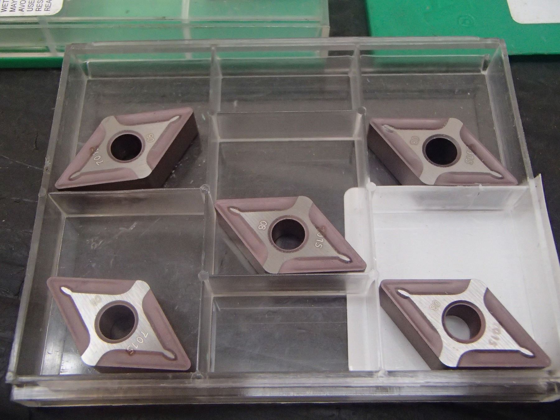 Widia Inserts New Widia Carbide Inserts, P/N: DNMG150608-5 - BTM Industrial