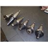 Image 1 : CAT40 Parlec End Mill Holders, 3/16", 1/4", (2) 3/8", 7/16", 3/4"