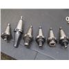 Image 2 : CAT40 Parlec End Mill Holders, 3/16", 1/4", (2) 3/8", 7/16", 3/4"