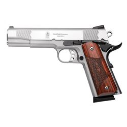Smith & Wesson, 1911, E Series, Semi-automatic, 45 ACP, 5" Barrel, Stainless Steel Frame, rs SW10848