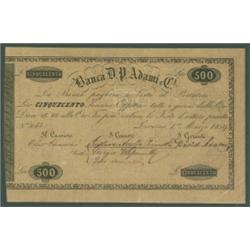 Paper Money of XIX Century before Italian Unification