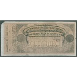 Paper Money of XIX Century after Italian Unification