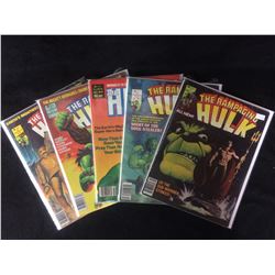 THE RAMPAGING HULK COMIC BOOK LOT
