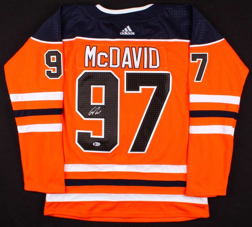 signed mcdavid jersey