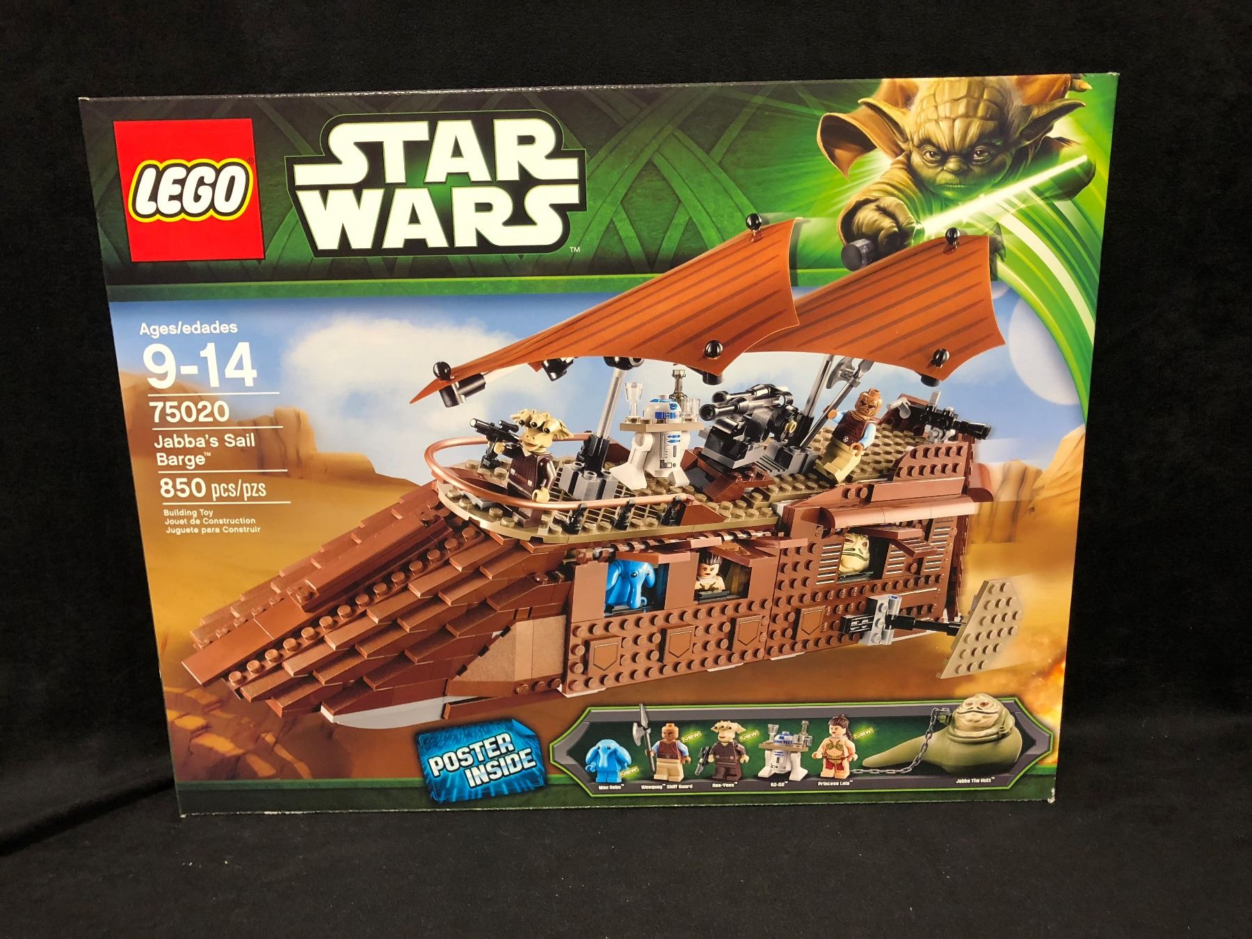 Lego Star Wars Jabbas Sail Barge 75020 W Box