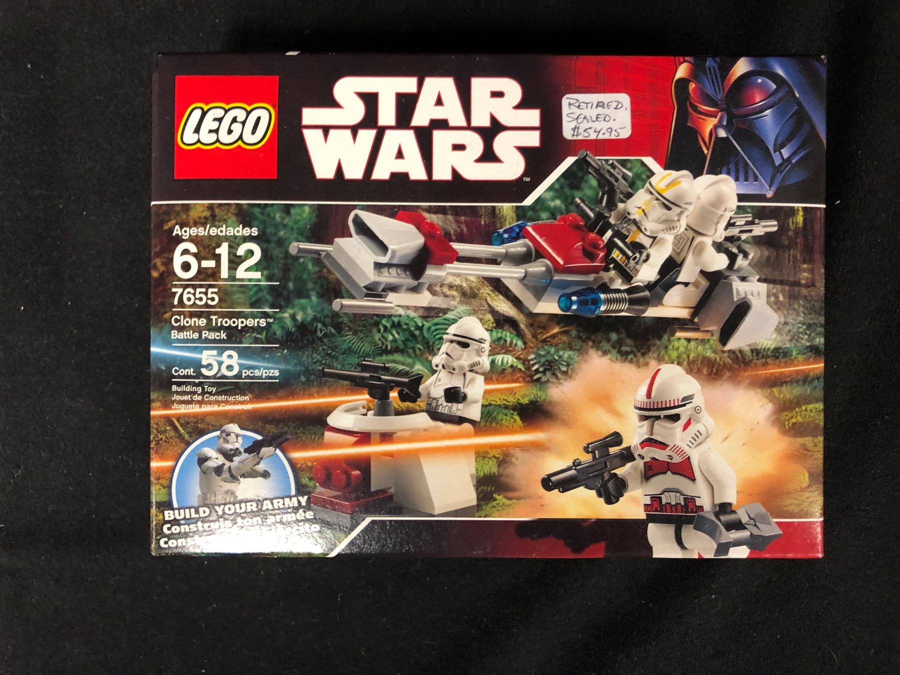 Lego Star Wars The Clone Trooper Battle Pack 7655 W Box