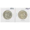 Image 1 : Lot of 1953 & 1953-D Franklin Half Dollar Silver Coins