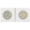Image 2 : Lot of 1953 & 1953-D Franklin Half Dollar Silver Coins