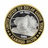 Image 1 : .999 Silver Flamingo Las Vegas Nevada $10 Casino Limited Edition Gaming Token