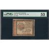 Image 1 : January 14, 1779 $45 Continental Currency Note Fr. CC-96 PMG About Uncirculated