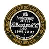 Image 1 : .999 Silver Silver Legacy Reno, Nevada $10 Casino Limited Edition Gaming Token