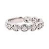 Image 1 : 14KT White Gold 0.19 ctw Diamond Band
