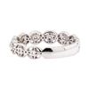 Image 3 : 14KT White Gold 0.19 ctw Diamond Band