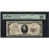 Image 1 : 1929 $20 National Currency Note Chattanooga, Tennessee CH# 7848 PMG Very Fine 25