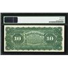 Image 2 : 1886 $10 'Tombstone' Silver Certificate Note Fr.292 PMG Choice Very Fine 35