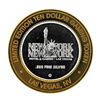 Image 1 : .999 Silver New York New York Hotel & Casino $10 Casino Limited Edition Gaming T