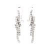 Image 1 : 18KT White Gold 0.80 ctw Diamond Earrings