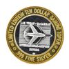 Image 1 : .999 Silver McCarran International Airport Las Vegas, NV $10 Limited Casino Toke