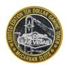 Image 2 : .999 Silver McCarran International Airport Las Vegas, NV $10 Limited Casino Toke