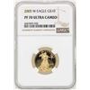 Image 1 : 2005-W $10 American Gold Eagle Coin NGC PF70 Ultra Cameo