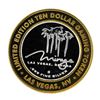 Image 2 : .999 Silver The Mirage Las Vegas, Nevada $10 Casino Limited Edition Gaming Token