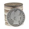 Image 1 : Roll of (20) Barber Half Dollar Coins - Circulated