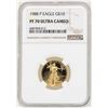 Image 1 : 1988-P $10 American Gold Eagle Coin NGC PF70 Ultra Cameo