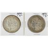 Image 1 : Lot of 1890-S & 1891-S $1 Morgan Silver Dollar Coins