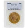 Image 1 : 1896-S $20 Liberty Head Double Eagle Gold Coin PCGS MS61