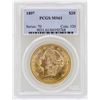 Image 1 : 1897 $20 Liberty Head Double Eagle Gold Coin PCGS MS61