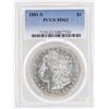 Image 1 : 1881-S $1 Morgan Silver Dollar Coin PCGS MS63