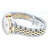 Image 6 : Rolex Ladies Two Tone 14K Silver Diamond & Ruby Datejust Wristwatch